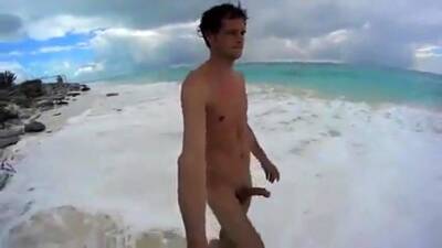 Str8 men jerk off in Cuba beach Playa - drtuber - Cuba