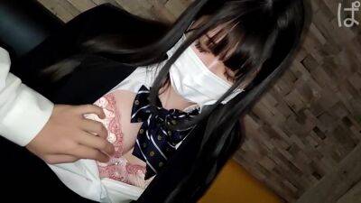 Japanese College Girl Is Wearing Her School Uniform While - hclips - Japan