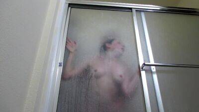 Cheating Petite Girlfriend Sucks And Lets Stranger Fuck Her In The Ass In Shower - hclips