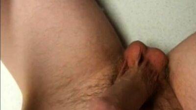 lad playing with his uncut cock - nice long foreskin! - drtuber