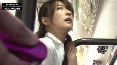 Hot Japanese Babe On The Bus - Blowjob - sunporno.com - Japan