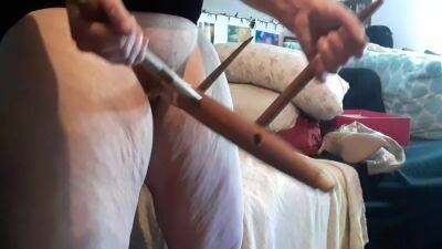 Broken Chair Leg #4! While Standing And Squirting Down My Legs! - hclips