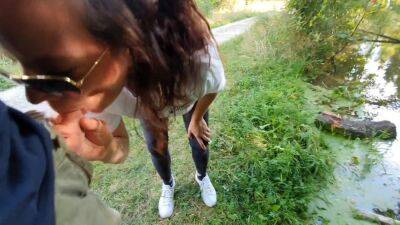 Munichgolds Outdoor Habdjob Blowjob Public In The Forest .. Have Fun - hclips