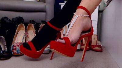 Nice high heels collection, if you love red high heels, here you are - txxx.com