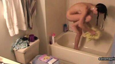 spying my slender Niece Joyce in bath - drtuber