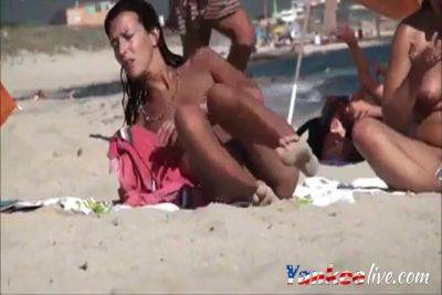 Nude Beach - Hard Nipple Mature - hclips