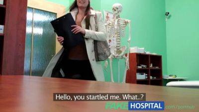 Mona Lee - Lee - Mona Lee, the gorgeous Czech babe, takes a deepthroat and a creampie from fakehospital doctor - sexu.com - Czech Republic