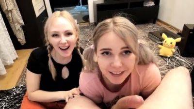 Cute blonde teen girlfriend awesome POV blowjob - drtuber