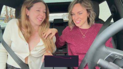 Nadia Foxx And Serenity Cox - And Take On Another Drive Thru With The Lushs On Full Blast! - hclips