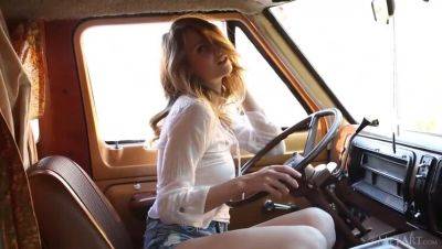 Ashley Lane - Ashley Lane in Outdoor Car Fantasy - xxxfiles.com