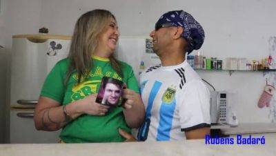 Brazilian Grandma Fan Sobbing on Argentine's Big Cock - xxxfiles.com - Brazil - Argentina