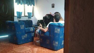 Argentina - My step sister thinks no one is home and she fucks her boyfriend in the living room. I'll show the video to our parents - xxxfiles.com