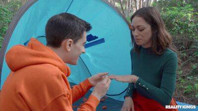 Merciless inches for the thin stepmom in sensual outdoor camping trip - xbabe.com